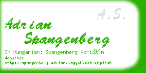 adrian spangenberg business card